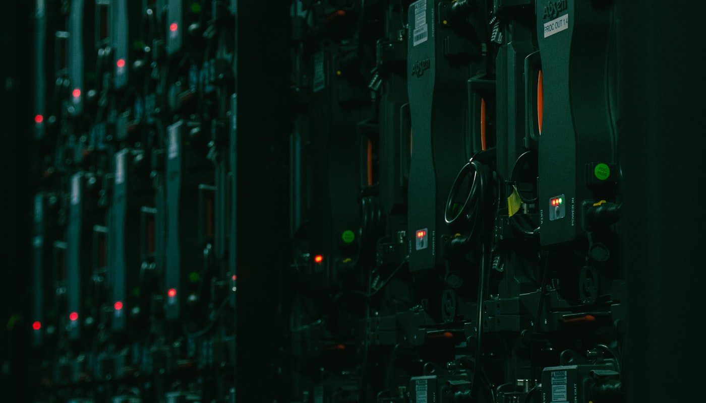 Rack de serveurs dans un centre de données